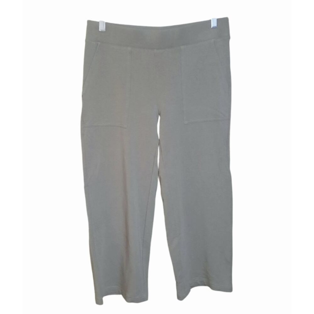 Pure Jill Womens Olive Green Casual Pull On Relaxed Fit Pants Size Small